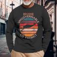 Become Ungovernable Go Extinct Opabinia Prehistoric Fish Long Sleeve T-Shirt Gifts for Old Men
