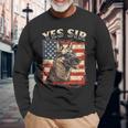 Belgian Malinois Dog Breed Yes Sir Long Sleeve T-Shirt Gifts for Old Men