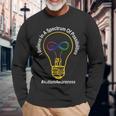 Believe In A Spectrum Of Possibilities Autism Awareness Long Sleeve T-Shirt Gifts for Old Men