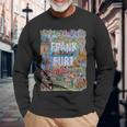 Bembel Ffm Frankfurt Skyline Langarmshirts Geschenke für alte Männer