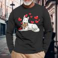 Berger Blanc Suisse Cuddly Toy And Vielen Herzen S Langarmshirts Geschenke für alte Männer