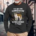 Bernard Glitter Dog Holder Dog Langarmshirts Geschenke für alte Männer