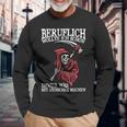 Beruflich Was Mit Menschen Machen Slogan Langarmshirts Geschenke für alte Männer