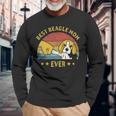 Best Beagle Mom Ever Retro Vintage Puppy Lover Long Sleeve T-Shirt Gifts for Old Men