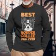 Best Border Collie Dad Ever Cooler Hunde Papaater Geschenk Langarmshirts Geschenke für alte Männer