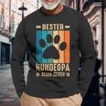 Best Dog Grandpa Of All Times Langarmshirts Geschenke für alte Männer