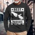 Best Friends For Life Rabbit Friends Rabbit Langarmshirts Geschenke für alte Männer