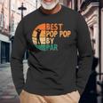 Best Pop-Pop By Par Golfing Grandpa Golf Golfer Poppop Long Sleeve T-Shirt Gifts for Old Men