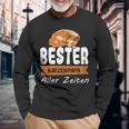 Bester Katzenpapa Aller Zeit Langarmshirts Geschenke für alte Männer