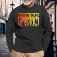 Bester Papa Mit Kind S Langarmshirts Geschenke für alte Männer