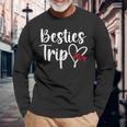 Besties Trip 2024 Best Friend Vacation Besties Travel Long Sleeve T-Shirt Gifts for Old Men