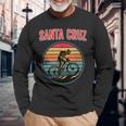 Bicycle Retro Vintage Santa Cruz Summer Cycling Langarmshirts Geschenke für alte Männer