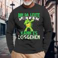 Bin Da Leute Jetzt Kann Es Losgehen Turtle Langarmshirts Geschenke für alte Männer