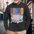 Bingo Spieler Humor Liebhaber Spiel Bingo Langarmshirts Geschenke für alte Männer