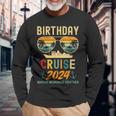 Birthday Cruise 2024 Squad Family Vacation Summer Long Sleeve T-Shirt Gifts for Old Men