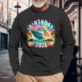 Birthday Cruise Squad 2024 Birthday Party Cruise 2024 Long Sleeve T-Shirt Gifts for Old Men