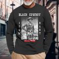 Black Cowboy Isom Dart African American Black Cowboy History Long Sleeve T-Shirt Gifts for Old Men