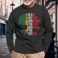 Black History Honoring The Past Inspiring The Future Teacher Long Sleeve T-Shirt Gifts for Old Men