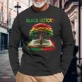 Black History Inspiring The Future African American History Long Sleeve T-Shirt Gifts for Old Men