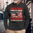 Blacksmith Dad American Flag Father's Day Blacksmithing Long Sleeve T-Shirt Gifts for Old Men