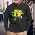 Bob Esponja Pantalones Cuadrados Bob Esponja Nosemos Camiseta de manga larga Regalos para ancianos