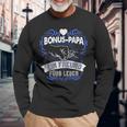 Bonus Papa Bonuspapa Stiefsohn Bonusater Geschenk Langarmshirts Geschenke für alte Männer