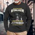 Border Collie With Border Collie Dog Motif Langarmshirts Geschenke für alte Männer
