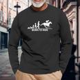 Born To Ride Shirt For Horse Lovers T-shirt à manches longues Cadeaux pour les vieillards