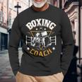Boxing Coach Kickboxing Kickboxer Gym Boxer Long Sleeve T-Shirt Gifts for Old Men
