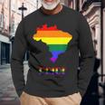 Brazil Pride Lgbt Pride Gay Pride Month Lesbian Lgbtq Long Sleeve T-Shirt Gifts for Old Men