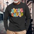 Bride Squad Bridesmaid Proposal Bridal Shower Wedding Party Long Sleeve T-Shirt Gifts for Old Men