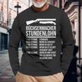 Büchsenmacher Stundenlohn Saying S Langarmshirts Geschenke für alte Männer