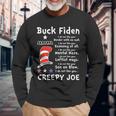 Buck Fiden I Do Not Like Your Border With No Wall Us Flag Long Sleeve T-Shirt Gifts for Old Men
