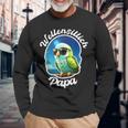 Budgie Papa Parakeet Bird Owner Welli Langarmshirts Geschenke für alte Männer