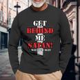 Buffalo Get Behind Me Satan Matthew 1623 Long Sleeve T-Shirt Gifts for Old Men