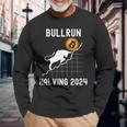 Bullrun Bitcoin Halving 2024 I Was Part Of It Long Sleeve T-Shirt Gifts for Old Men