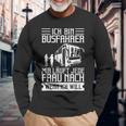 Busfahrer Lustig Bus Fahren Linienbus Modell Linienbusfahrer Langarmshirts Geschenke für alte Männer