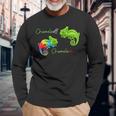 Camaleón Divertido Lagarto Reptiles Divertidos Camiseta de manga larga Regalos para ancianos