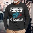 Camión Conductor Hombres Camioneros Camiones Camionero Camiseta de manga larga Regalos para ancianos