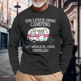 Camping-Leben Essentials Langarmshirts: Camper Van Motiv, Sinnlos ohne Camping Geschenke für alte Männer