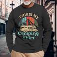 This Is My Camping Motorhome Campervan Retro Vintage Long Sleeve T-Shirt Gifts for Old Men