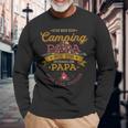 Camping Papa Wie Ein Normaler Papa Nur Cooler Zelten Camper Langarmshirts Geschenke für alte Männer