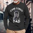 Cane Corso Dad Italian Mastiff Camiseta de manga larga Regalos para ancianos