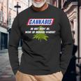 With Cannabis Du Bist Nicht Du Wenn Du Brokkoli Rauchst Motif Langarmshirts Geschenke für alte Männer