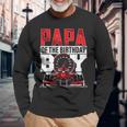 Car Racing Papa Of Birthday Boy Formula Race Car Driver Long Sleeve T-Shirt Gifts for Old Men