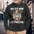 Cat Fancy Dress Das Ist Mein Katzenkostü Black Langarmshirts Geschenke für alte Männer