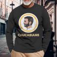 Caucasians Vintage Caucasians Pride Long Sleeve T-Shirt Gifts for Old Men