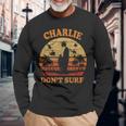Charlie Surft Nicht Im Military Vietnam War Langarmshirts Geschenke für alte Männer