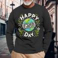 Cherish Our Earth Happy Earth Day Long Sleeve T-Shirt Gifts for Old Men