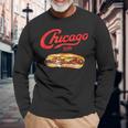 Chicago Italian Beef Sandwich Food Love Long Sleeve T-Shirt Gifts for Old Men